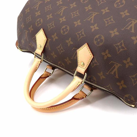 Louis Vuitton Monogram Speedy 35 Hand Bag Brown - Picture 5 of 9